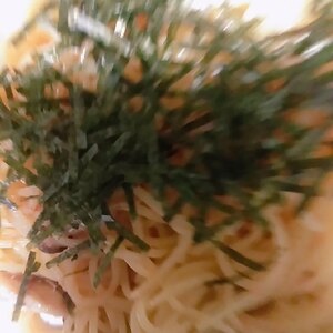 簡単！明太子クリームパスタ